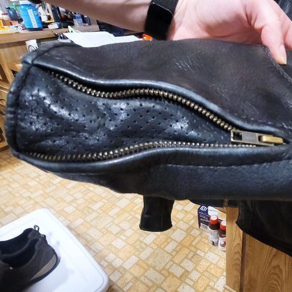 Men's Fox Creek Leather Motorcycle Jacket - Picture 16 of 16